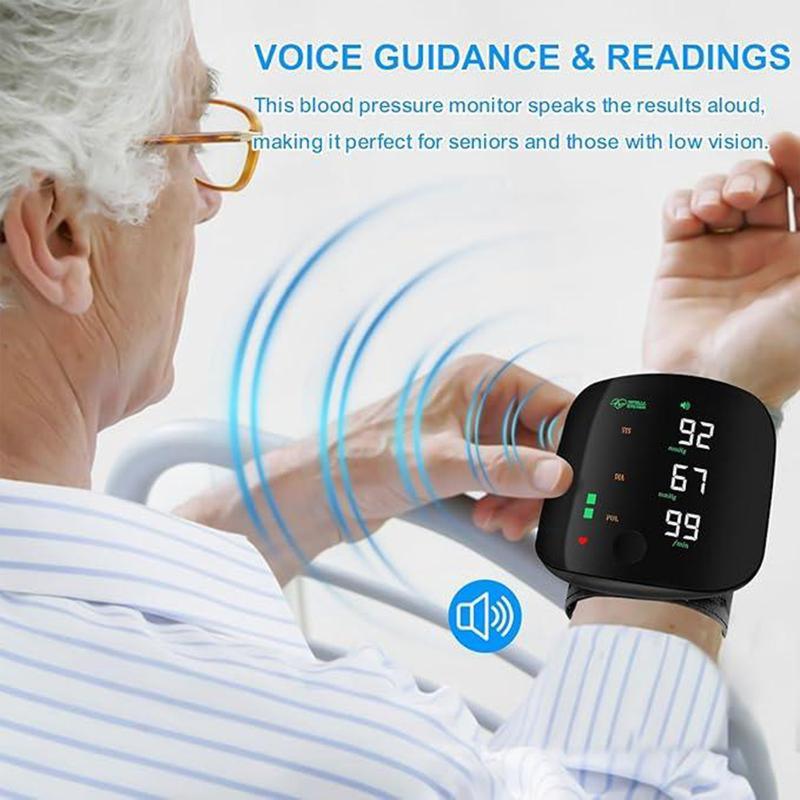 Wrist Blood Pressure Monitor Led Display,Touch Screen Wrist Blood Pressure Cuff